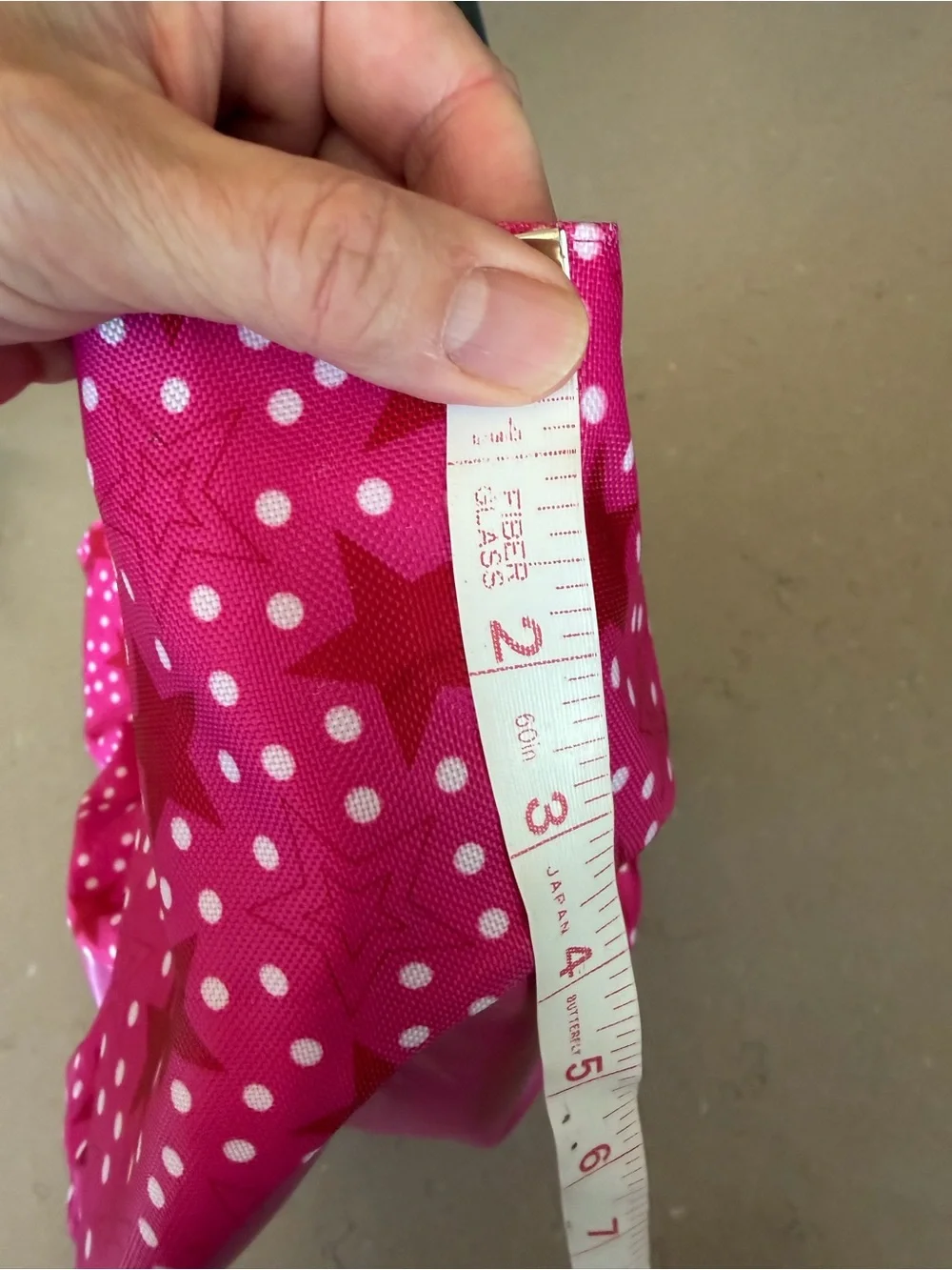 American Girl 18” Doll Pink Star Polka Dot Tote Travel Carry Bag Retired Mattel